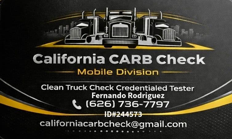 California CARB Check